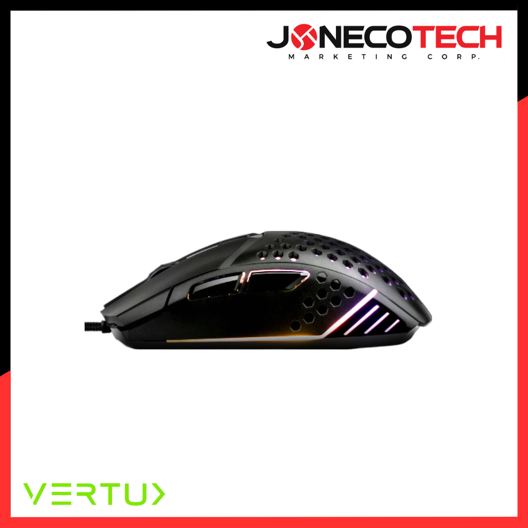Vertux Katana 6 Buttons Hex-Shell Wired RGB Gaming Mouse