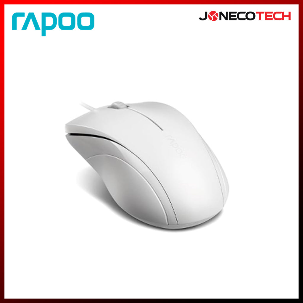 RAPOO N1200 SILENT MOUSE WHITE