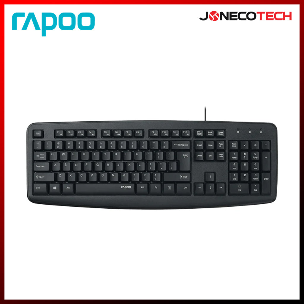 RAPOO NK2600 USB WIRED Keyboard-BLACK