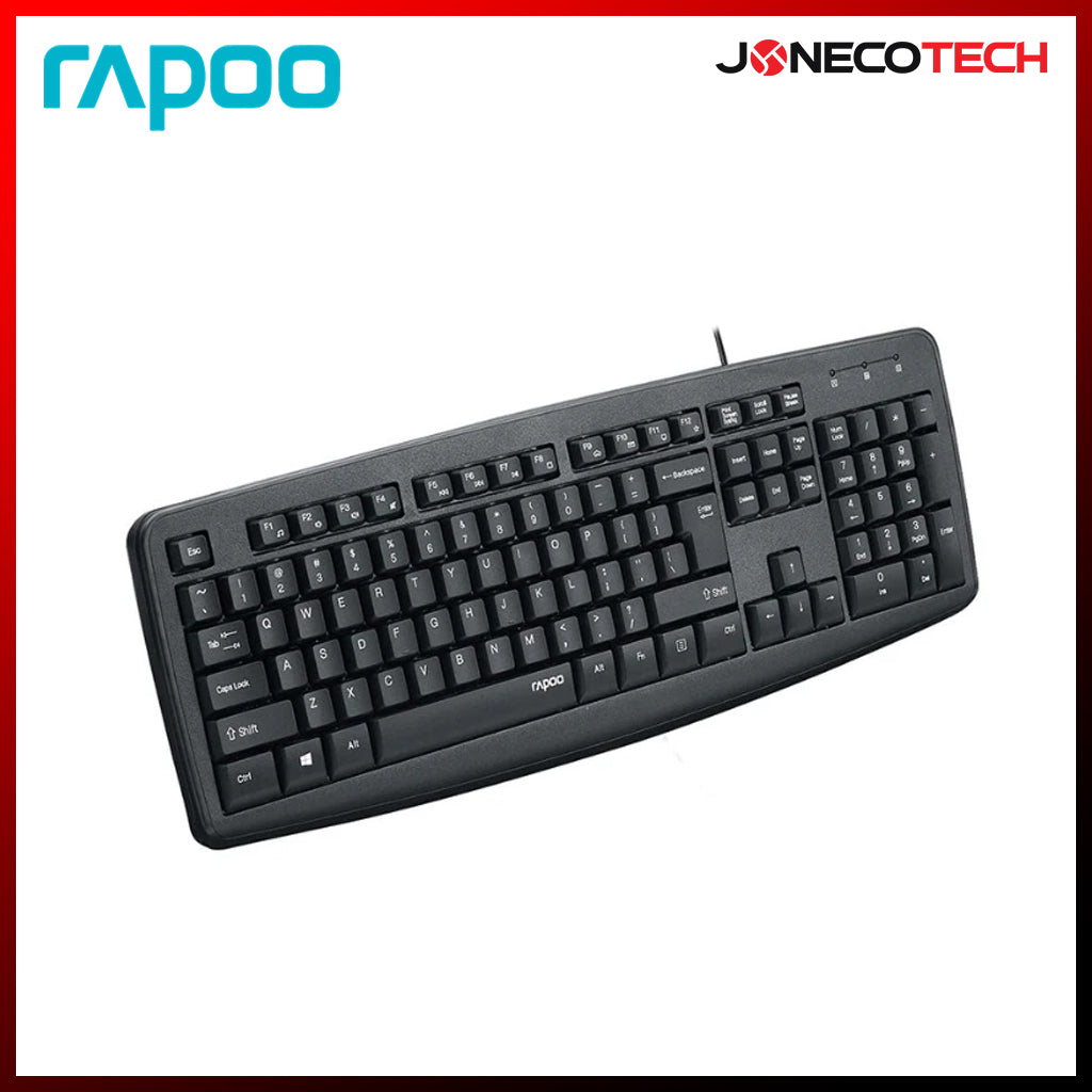 RAPOO NK2600 USB WIRED Keyboard-BLACK