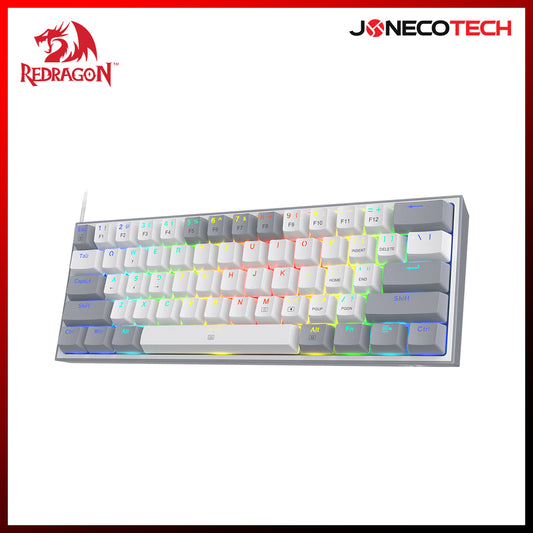 REDRAGON K617-RGB FIZZ GRAYISH WHITE