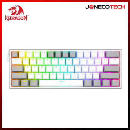 REDRAGON K617-RGB FIZZ GRAYISH WHITE