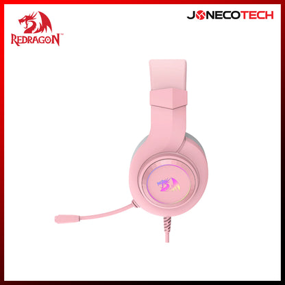 REDRAGON (H371P-RGB) HYLAS USB HEADSET PINK