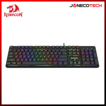 REDRAGON (K514 RGB) NAGATO WIRED GAMING KEYBOARD BLACK