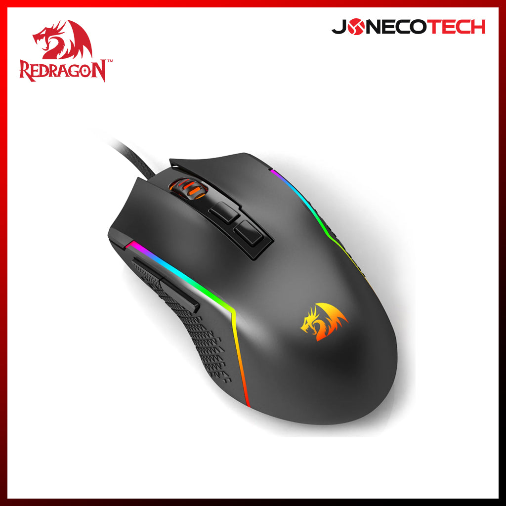 REDRAGON (M613-RGB) TRIDENT LITE WIRED GAMING MOUSE BLACK – Joneco Tech