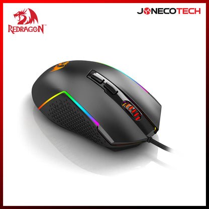 REDRAGON (M613-RGB) TRIDENT LITE WIRED GAMING MOUSE BLACK