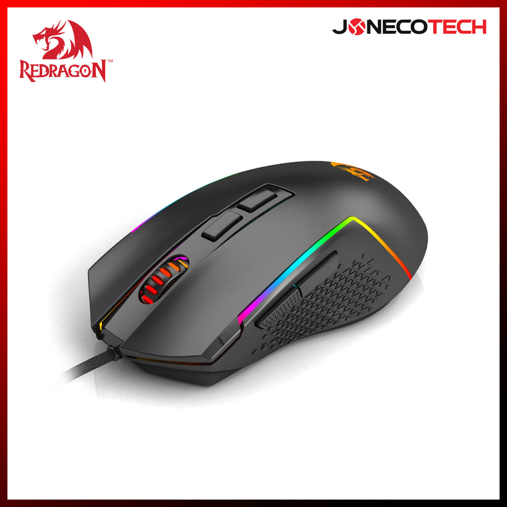 REDRAGON (M613-RGB) TRIDENT LITE WIRED GAMING MOUSE BLACK