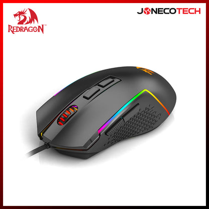 REDRAGON (M613-RGB) TRIDENT LITE WIRED GAMING MOUSE BLACK