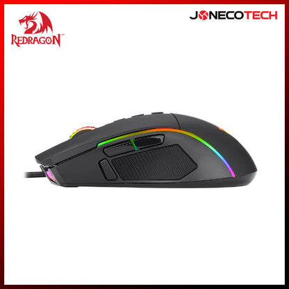 REDRAGON M812 RGB PLANK WIRED GAMING MOUSE BLACK