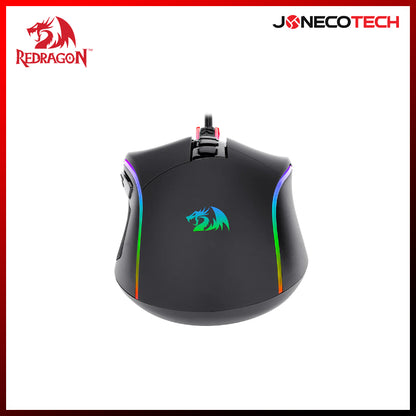 REDRAGON M812 RGB PLANK WIRED GAMING MOUSE BLACK