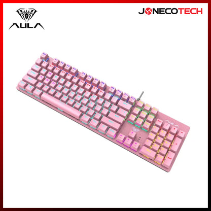 Aula S2022 WIRED MECHANICAL GAMING KEYBOARD pink