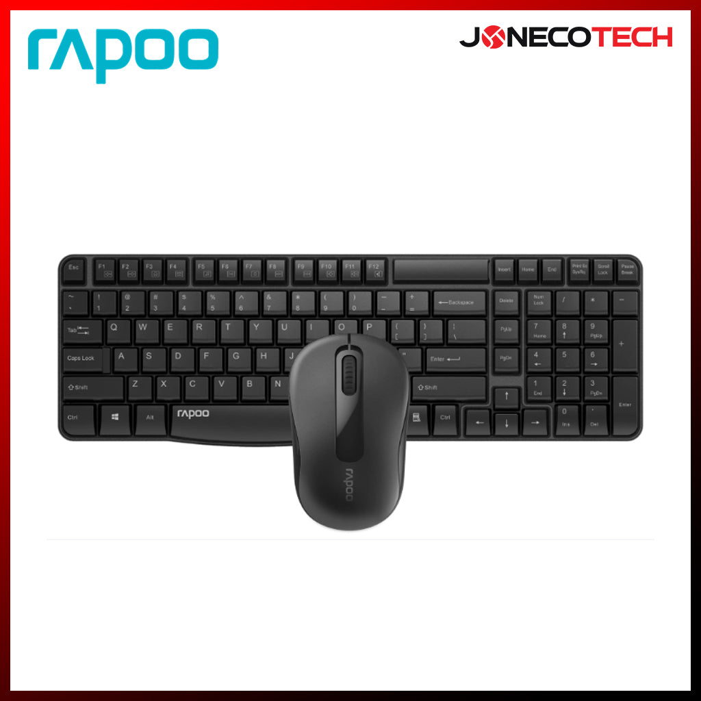 RAPOO X1800S WIRELESS OPTICAL KEYBOARD & MOUSE