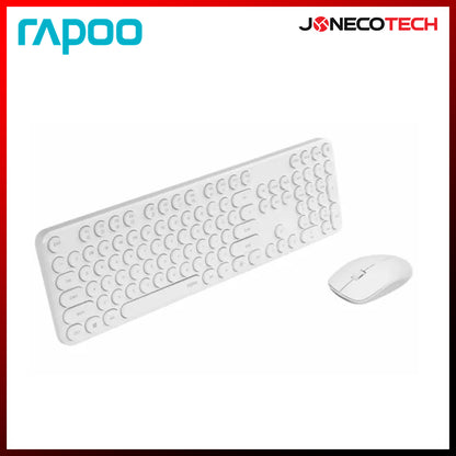 RAPOO X260S WIRELESS KEYBOARD AND MOUSE COMBO WHITE