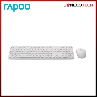 RAPOO X260S WIRELESS KEYBOARD AND MOUSE COMBO WHITE