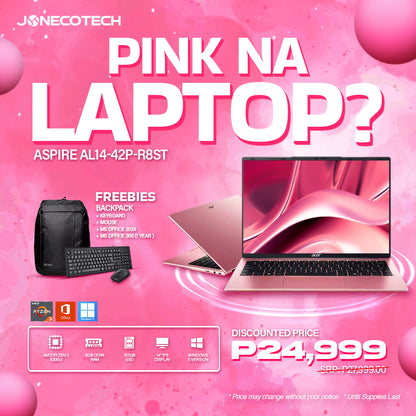 Acer Aspire Lite AL14-42P-R8ST Nude Pink | 14inch WUXGA | AMD R3 5300U | 8GB RAM | 512GB SSD| AMD Radeon | WIN11