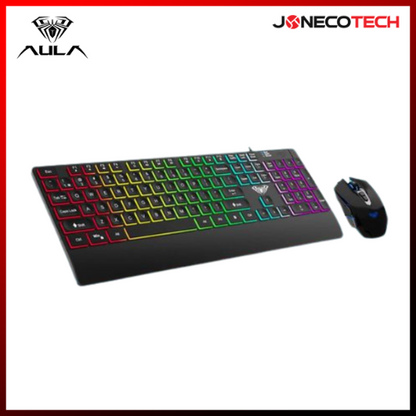 Aula T201 Wind Gaming Membrane Keyboard and Mouse Combo