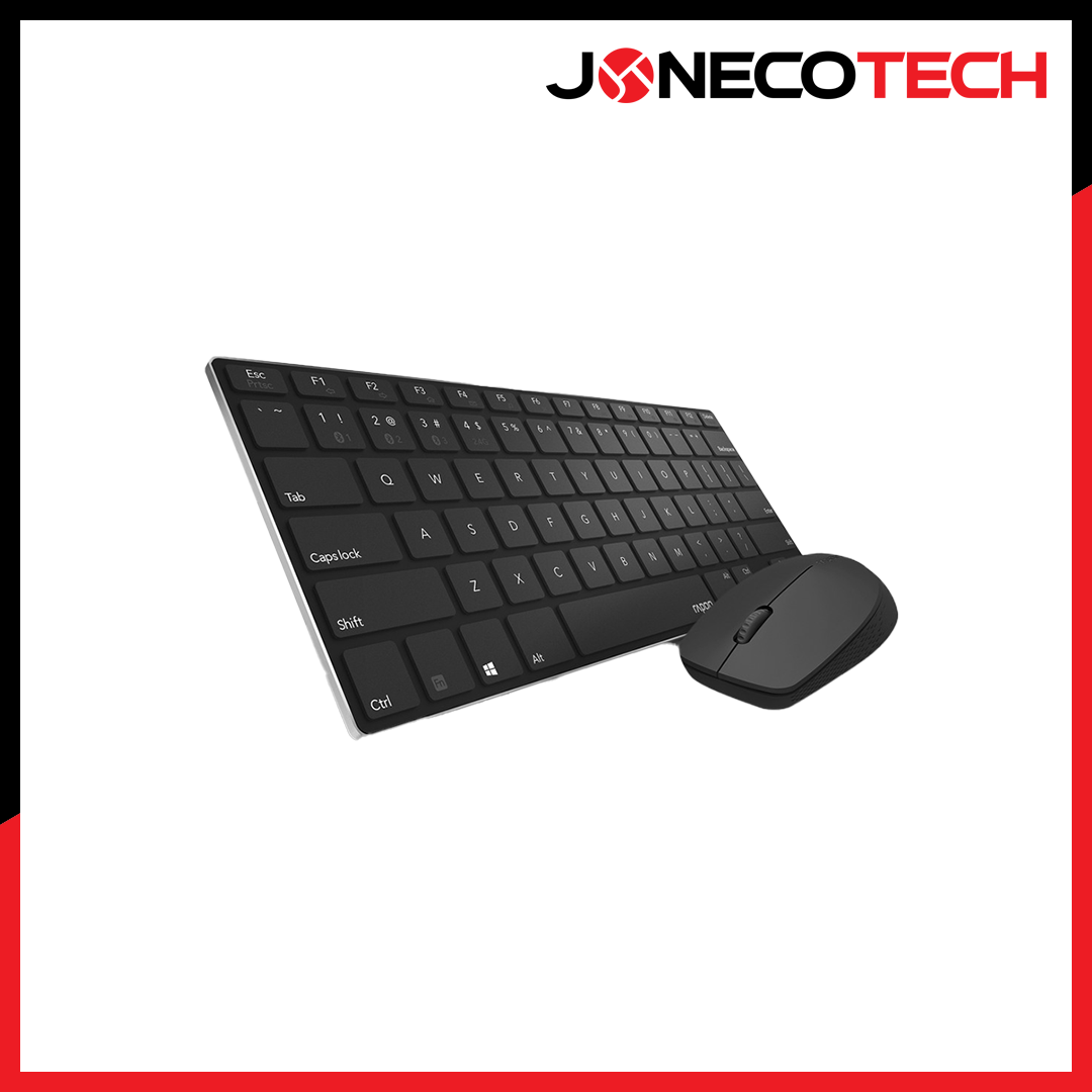 RAPOO 9000M Wireless Combo Keyboard and Mouse