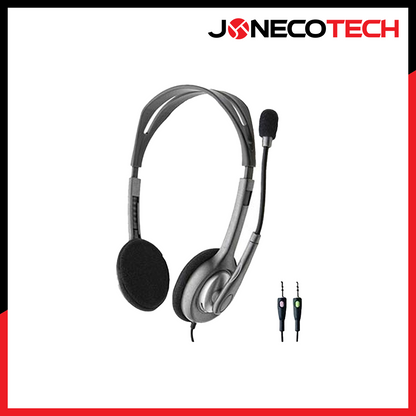 Logitech H110 Stereo Headset 3.5mm dual plug with Microphone