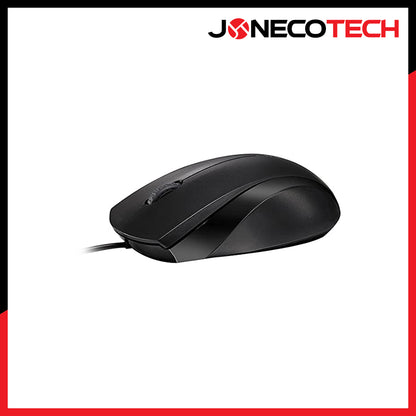 Rapoo N1200 Black-Wired Optical Mouse